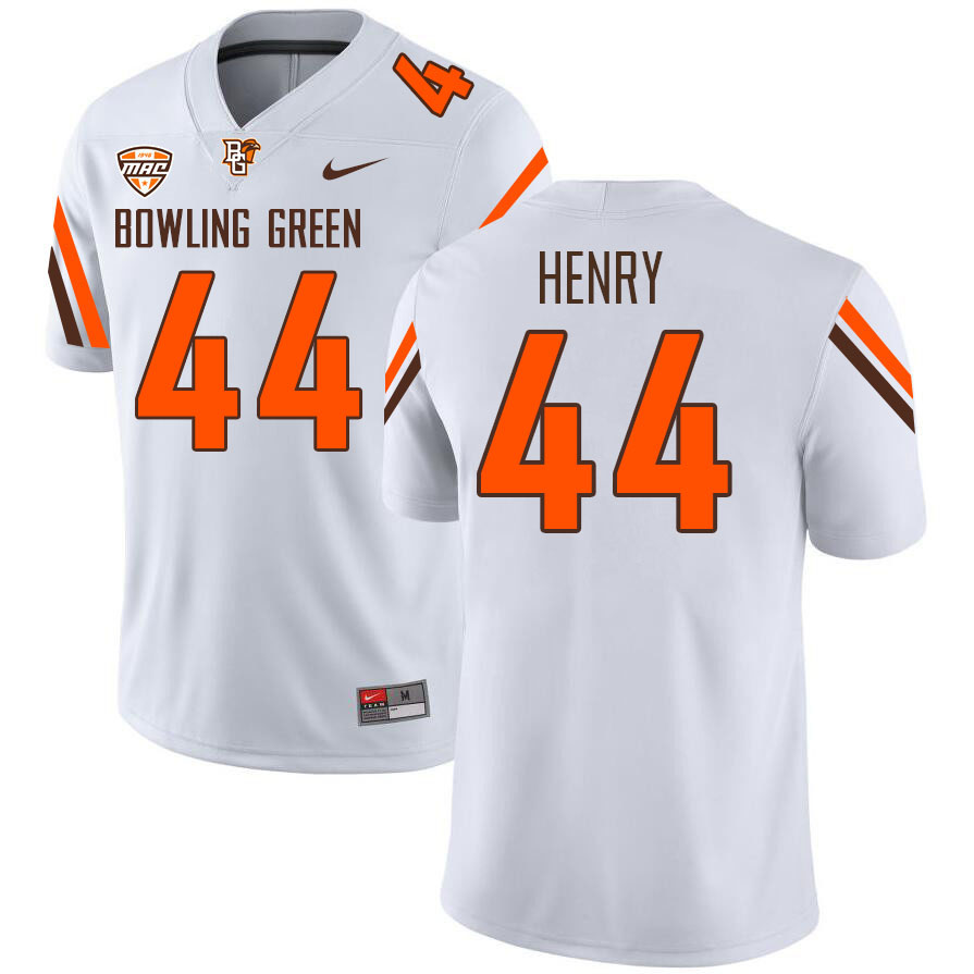 Bowling Green Falcons #44 Jace Henry College Football Jerseys Stitched Sale-White